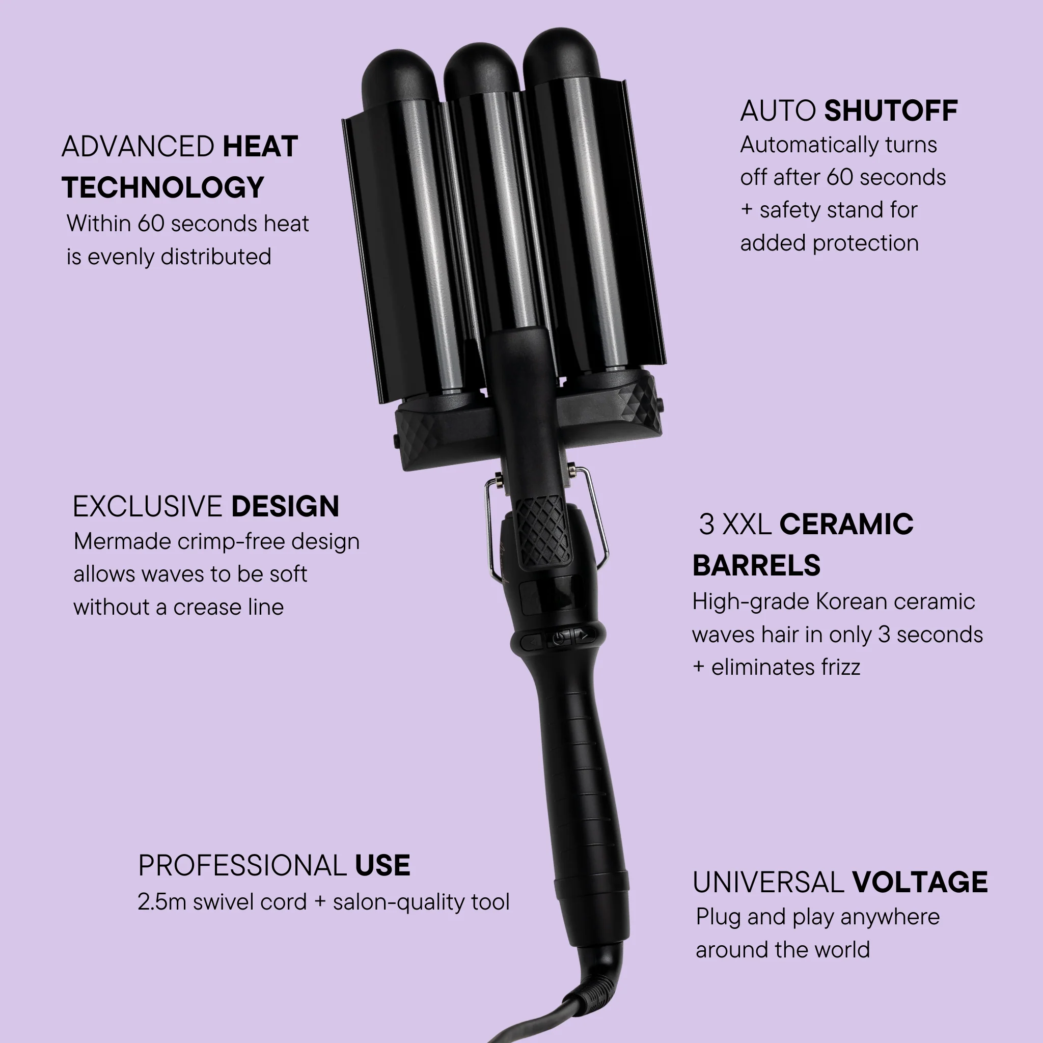 1.25" Original Pro Waver - Black - Image 11