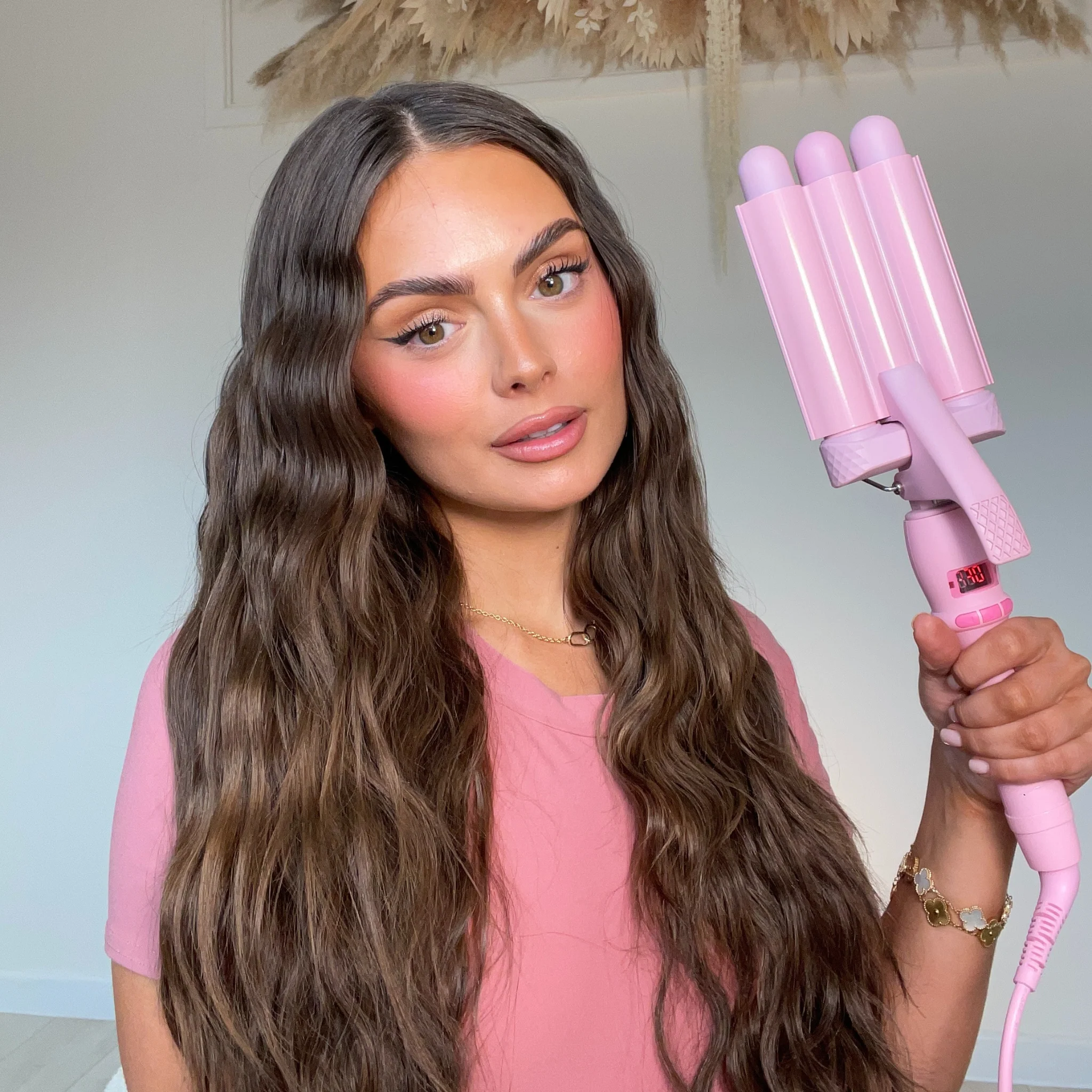 1" Mini Pro Waver - Pink - Image 8